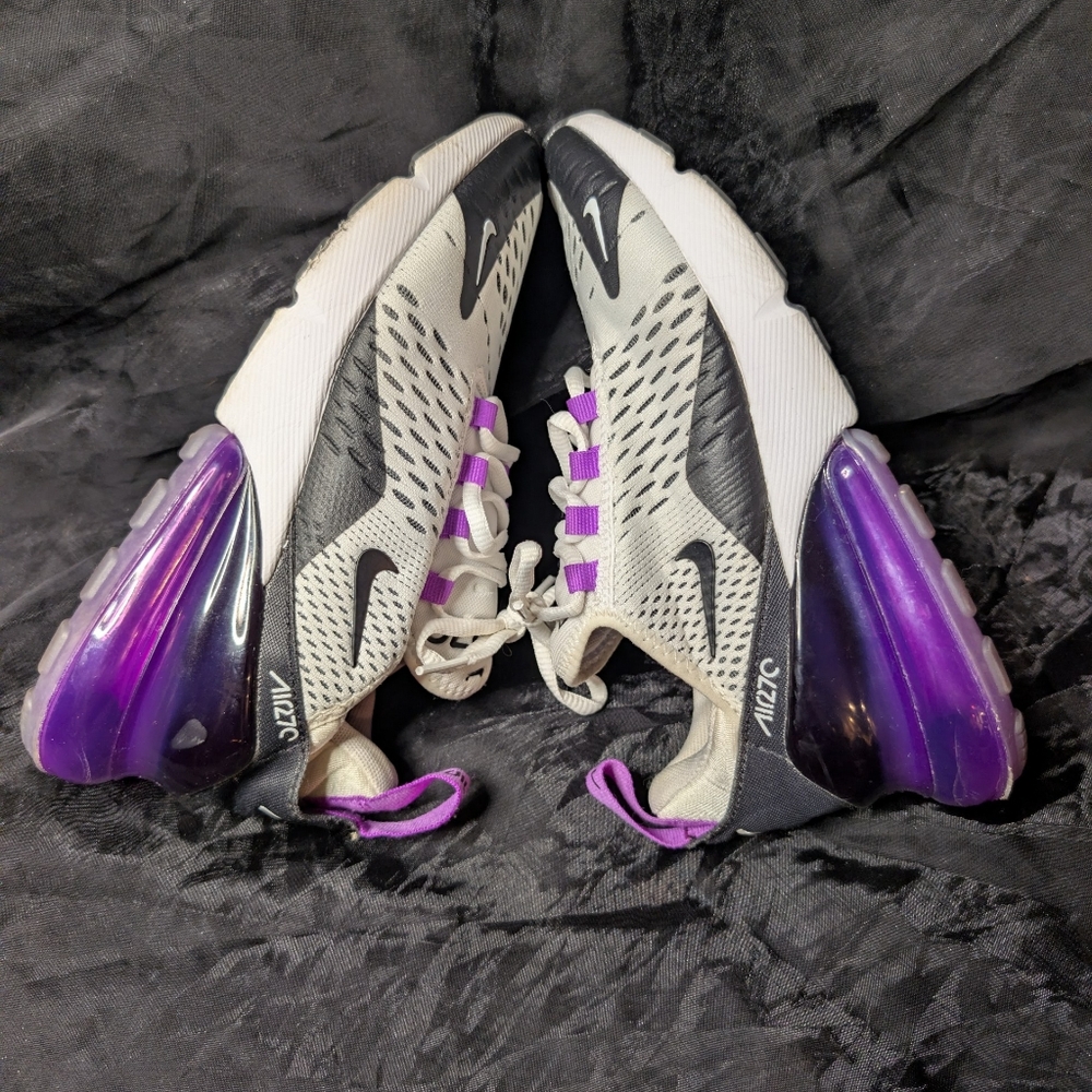 Nike Air Max 270 Women's Sneakers in White and Purple